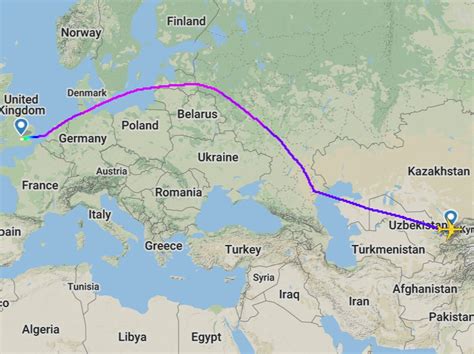 flight from uk to pakistan.